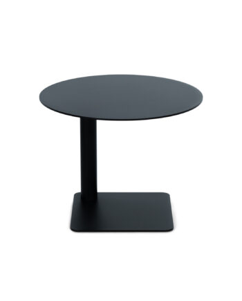 Spinder Design Sunny Lavt Sidebord  Rund Sort Stål   :30