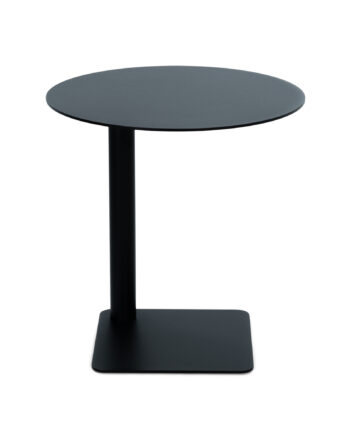 Spinder Design Sunny Medium Sidebord  Rund Sort Stål   :40