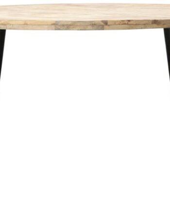 Spisebord House Doctor Club Rundt Mangotræ Jern ø130   H76 Cm Natur