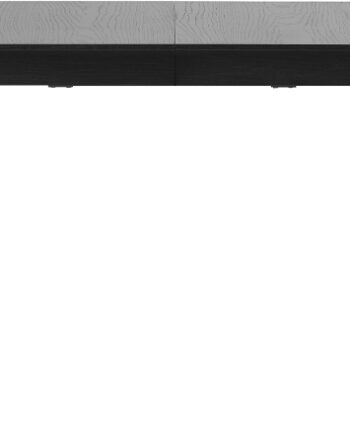 Spisebord Nordique Design Savona Med Udtræk  180 230ã 95 Cm  Sortmalet Egetræ
