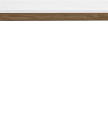 Spisebord Nordique Design Turin   Massivt Egetræ Og Hvid Mdf  160ã 90ã 75 Cm