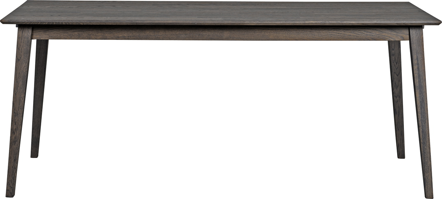 Spisebord Rowico Filippa   Massivt Egetræ 180x90 Cm Mørkebrun