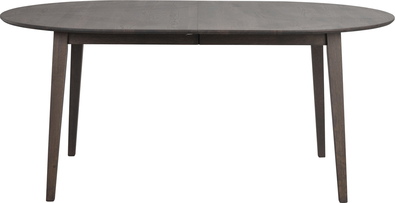 Spisebord Rowico Filippa Ovalt Udtræksbord   Massivt Egetræ 170-210ã 105ã 74 Cm Mørkebrun