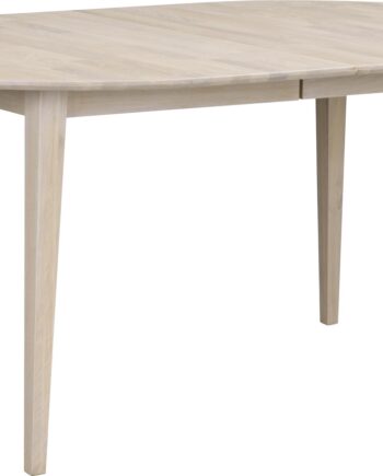 Spisebord Rowico Filippa Udtræksbord Oval Hvidkalket Fsc 100  Massiv Egetræ 170 210 Cm