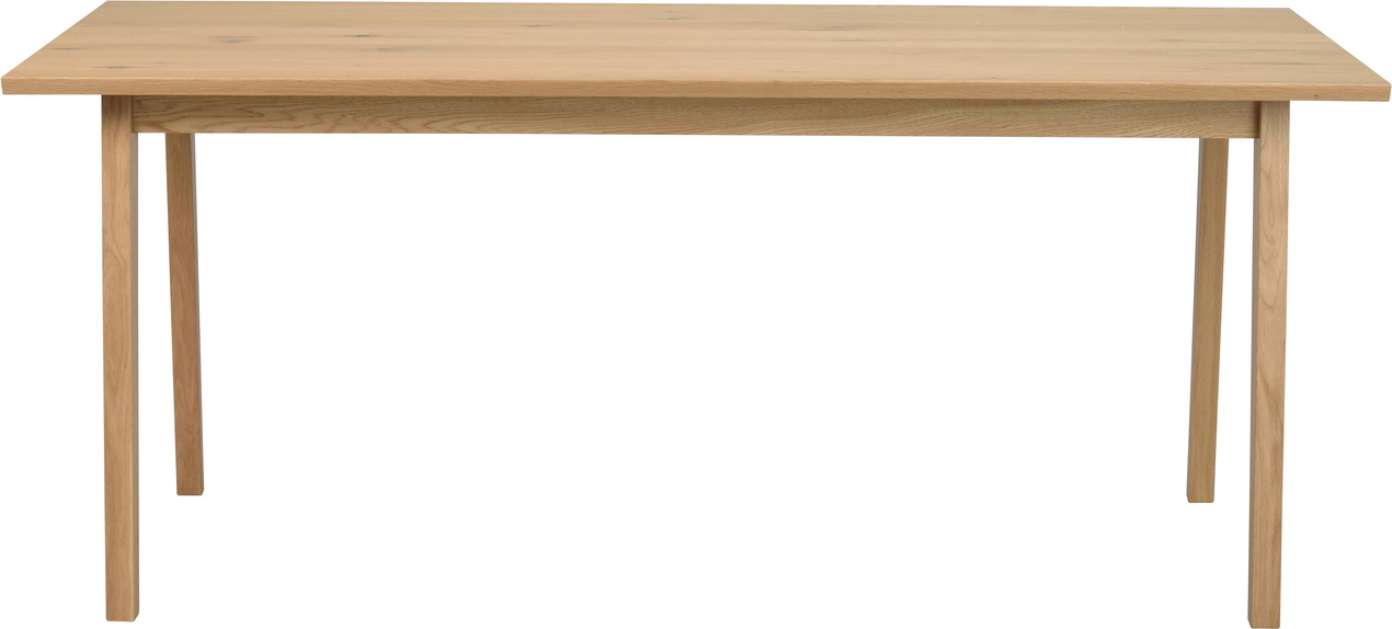 Spisebord Rowico Melfort 180x90 Cm Eg Fsc-certificeret Med Vild Egefiner Og Birkeben Lakeret Overflade