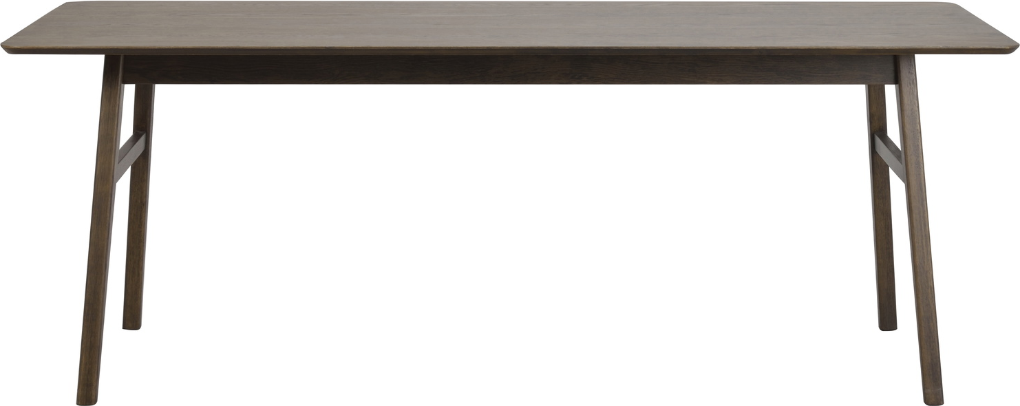 Spisebord Rowico Nagano Skandinavisk Design 205ã 95 Cm Lakeret Massiv Egetræ Med Udvidelsesplader Til 305 Cm