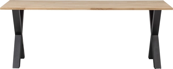 Spisebord Woood Tablo Alkmaar Plankebord Massiv Egetræ 220 90 75 Cm Natur