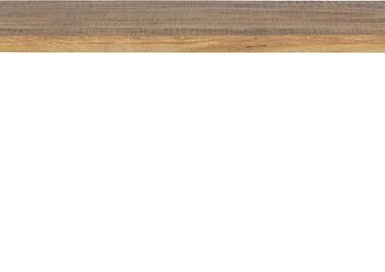 Spisebord Woood Tablo Plankebord   Mangotræ Natur Med Sort  -ben 180x90x75 Cm