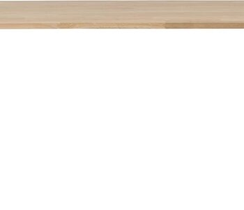 Spisebord Woood Tablo  -leg Plankebord   Massiv Egetræ 160x90x75 Cm Natur Sort