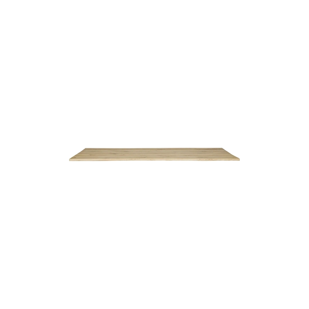 Spisebordplade Woood Tablo Fsc-certificeret Egetræ 180x90 Cm Organisk Formkant Natur