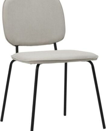 Spisebordsstol House Doctor Coton Sand Bomuld Metalben