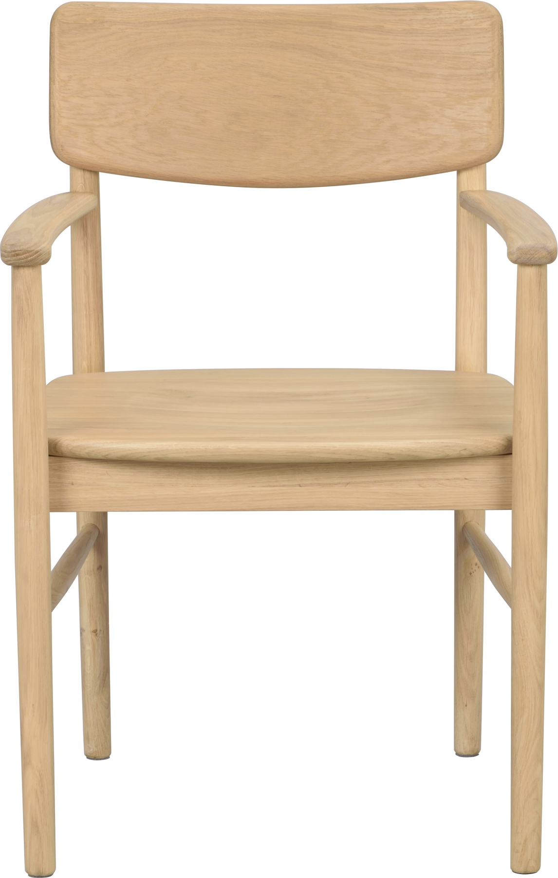 Spisebordsstol Med Armlæn Rowico Maidstone   Massiv Lakeret Eg Fsc 100  86x56x52 Cm