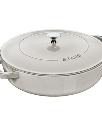 Staub Cocotte Chistera Sautépande ø28 Cm  White Truffle