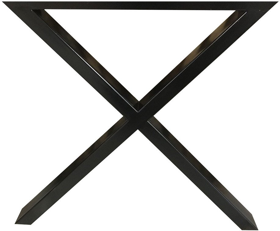 Stel Til Plankeborde House Of Sander Base Krydsstel Sort Pulverlakeret Jern H71ã L70ã B15 Cm Stk