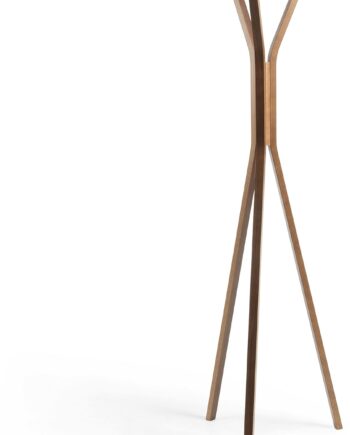 Stumtjener   Hattehylde Kave Home Chelsey  Nordisk Design   Massivt Naturtræ H170   B47   D47 Cm