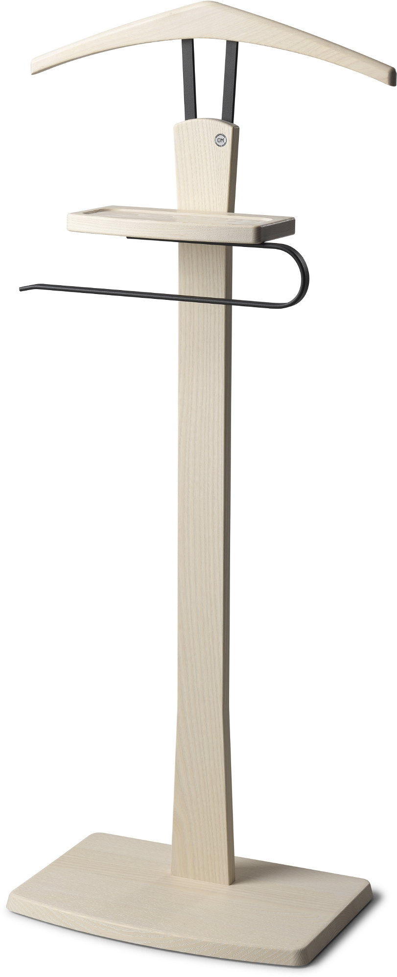 Stumtjener Zeve Fra Oscarssons Möbel   Massiv Hvidolieret Ask Og Sort H108x40x27 Cm