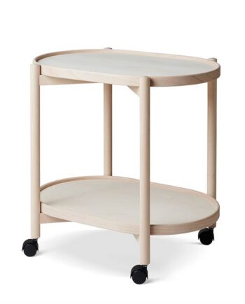Thomsen Furniture James Oval Bakkebord Bøg Bøg 40   60 Cm  : Erling Christensen Møbler