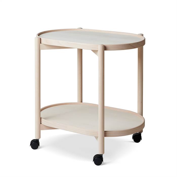 Thomsen Furniture James Oval Bakkebord Bøg Bøg 40 60 Cm : Erling Christensen Møbler