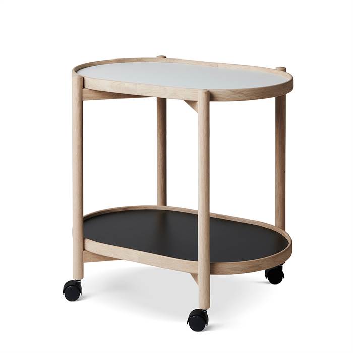 Thomsen Furniture James Oval Bakkebord Eg Melamin 40 60 Cm : Erling Christensen Møbler