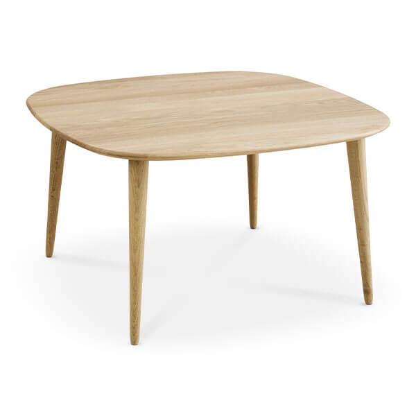 Thomsen Furniture Oak Sofabord 80   80 Højde 50 Cm  : Erling Christensen Møbler