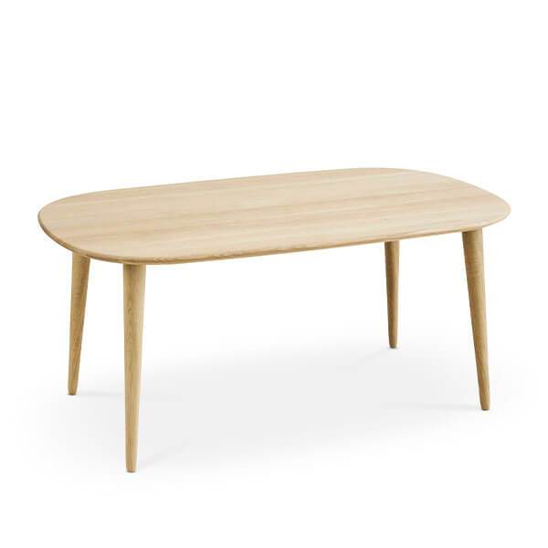 Thomsen Furniture Oak Sofabord 100   60 Højde 50 Cm  : Erling Christensen Møbler