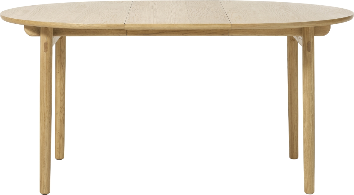 Tillægsplade Nordique Design Carno Til Spisebord Håndlavet Natur Egetræ 45x120 Cm