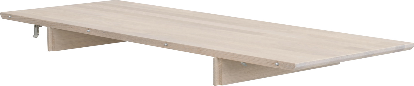 Tillægsplade Rowico Filippa 45 Cm Til Rundt Spisebord  Massivt Egetræ Hvidkalket Olieret Fsc-certificeret
