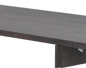 Tillægsplade Rowico Filippa Spisebord   Massiv Mørkebrun Eg 45ã 120 Cm Fsc 100