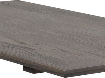 Tillægsplade Til Spisebord Rowico Filippa 50 Cm Massivt Stålbørstet Egetræ Lakeret Finish Mørkebrun Fsc-certificeret
