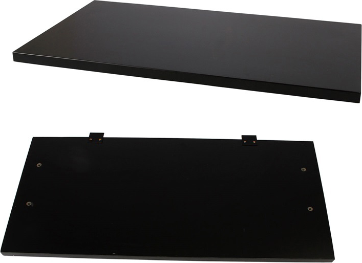 Tillægsplader House Of Sander Seamless Sort Mdf Sæt   4x103x50 Cm
