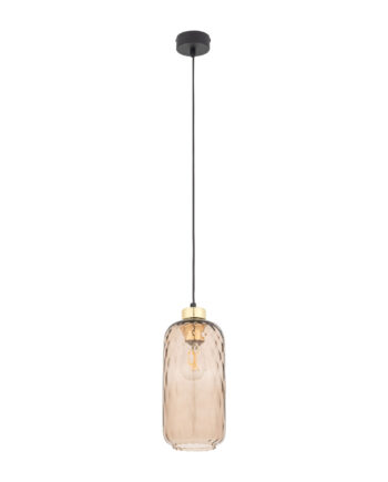 Tk Pescara Loftlampe Glas Og Sort Metal