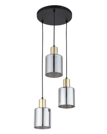 Tk Sierra Loftlampe       Skærme Glas Og Guld Metal