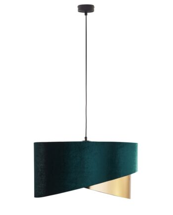 Tk Tercino Loftlampe 500 Grøn Stof Og Guld Metal