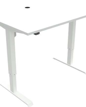 To-bens Hæve- Sænkebord Zennord Adaptdesk Hvidt Skrivebord 120   80 Cm H68-118 Cm