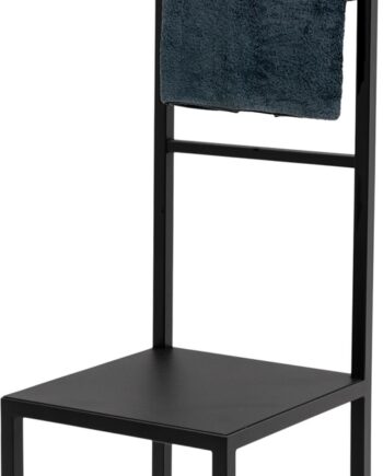 Tøjstativ Spinder Design Dressbuddy   Sort Stål Med Sæde  150x40x40 Cm