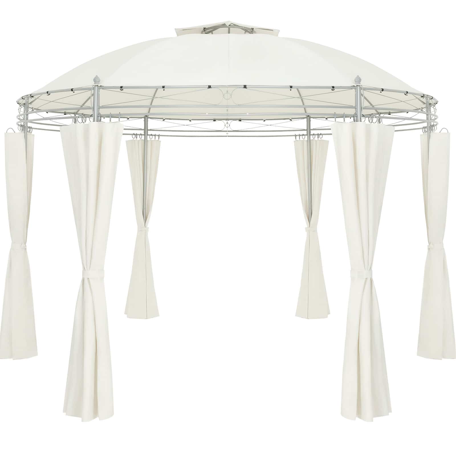Toscana Pavillon   350cm Luksuriøst Vandafvisende Havetelt   Beige