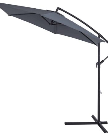 Trafiklys Paraply Antracit Aluminium ø330cm