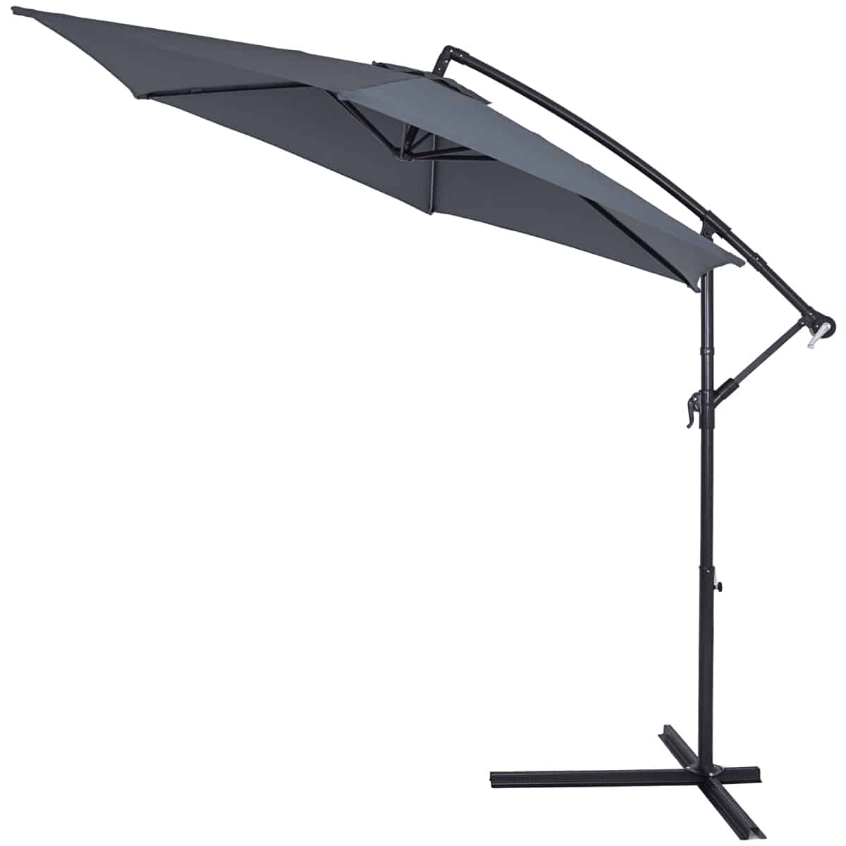 Trafiklys Paraply Antracit Aluminium ø330cm