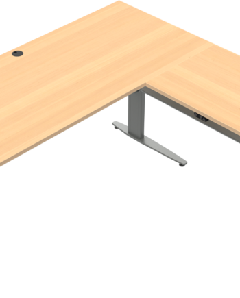 Tre-bens Hæve- Sænkebord Zennord Movemate Firkantet Bøgetræ 68 120 Cm Højde 180x180 Cm
