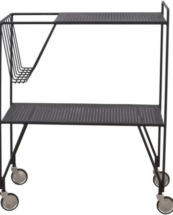 Trolley Rullebord House Doctor Use Sort Stål H81xb40xl65 Cm