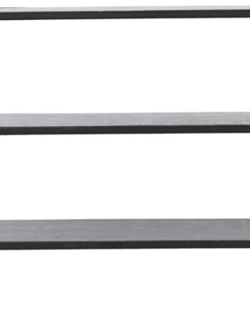 Trolley Rullebord Serveringsvogn House Doctor Essence   Hylder Sort Krydsfinér   Jern 98x40x130 Cm