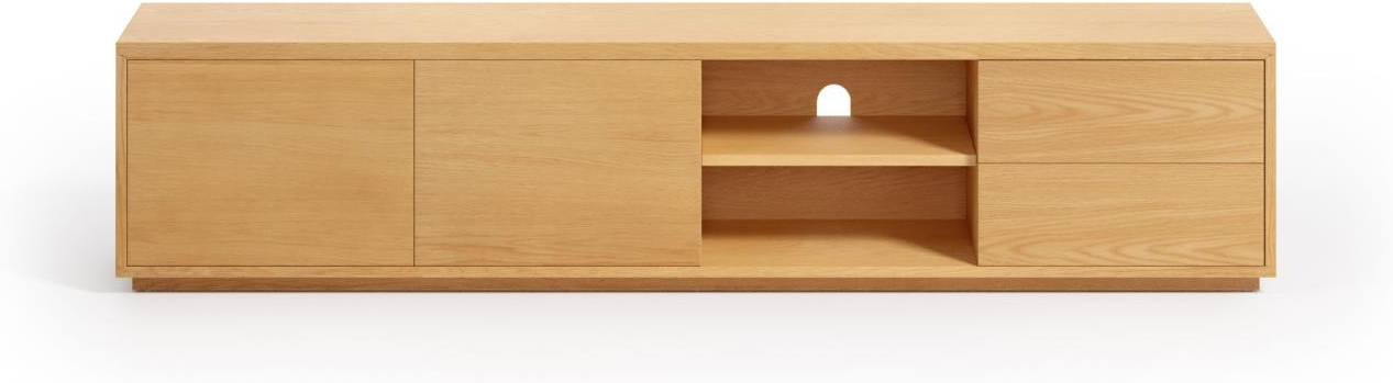 Tv-bord Skænk Kave Home Abilen Lys Egfinér 200 36 44 Cm