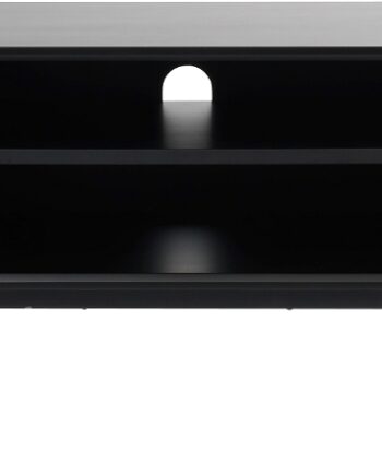 Tv-bord Tv-møbel Nordique Design Calvi   Egetræ   Sort Mdf   160x43x50 Cm