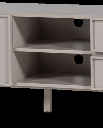 Tv-bord   Tv-møbel Woood Tours 180 Cm Beige Melamin Mdf Ridsefri Slidstærk Varmebestandig