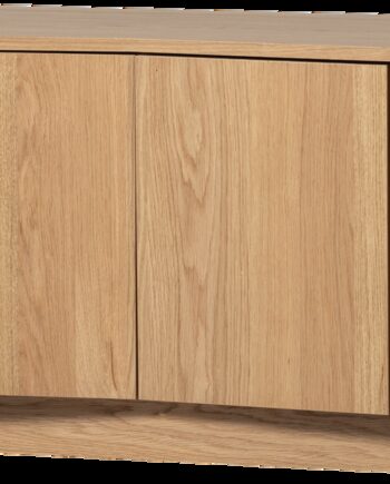 Tv-bord   Tv-møbel Woood Zuma  Brun Egfinér  133 Cm    Låger  Fsc-certificeret