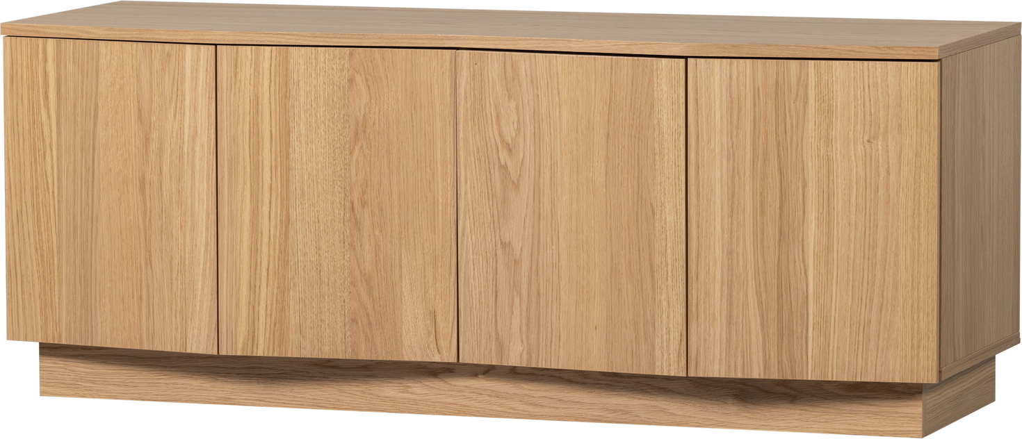 Tv-bord Tv-møbel Woood Zuma Brun Egfinér 133 Cm Låger Fsc-certificeret