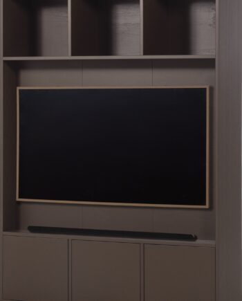 Tv-bord Woood Meggy  Brun Fyrretræ  Push-to-open  åbne Rum  Kan Stå Hænge  Fsc  H215 B160 D40