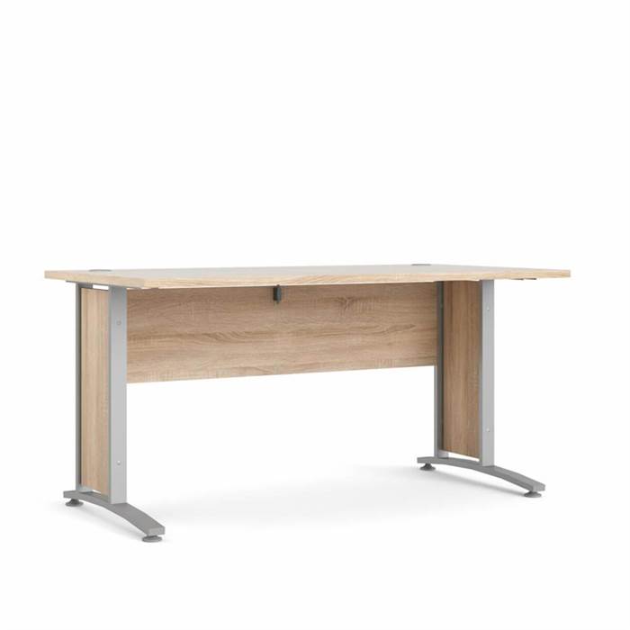 Tvilum Prima Komb  Skrivebord 150 Cm Eg Struktur   Metal  : Erling Christensen Møbler