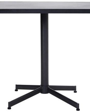 Udendørs Cafébord House Doctor Helo Mat Sort Jern 80x80 Cm
