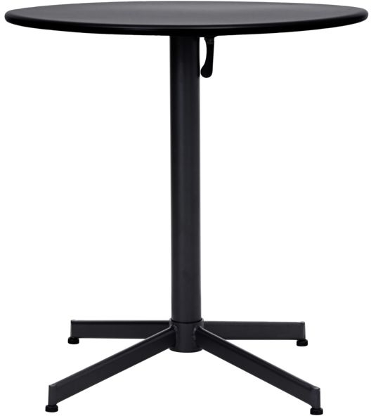 Udendørs Cafébord House Doctor Helo Mat Sort ø70 H72 Cm